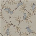 Cristiana Masi|Tapete japanische Blumen grau|Blumen