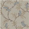 Cristiana Masi|Tapete japanische Blumen grau|Blumen