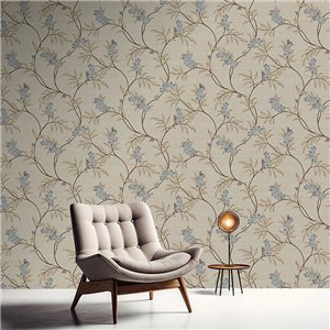 Cristiana Masi|Wallpaper beige leaves|Floral 2