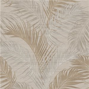 Cristiana Masi|Wallpaper beige leaves|Floral