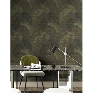 Cristiana Masi|Wallpaper beige leaves|Floral 2
