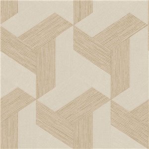 Cristiana Masi|Papel pintado geométrico marrón|Moderno