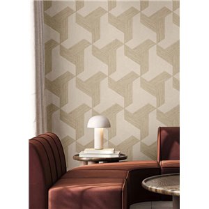 Cristiana Masi|Papel pintado geométrico marrón|Moderno 2