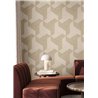Cristiana Masi|Beige geometric wallpaper|Wallpaper