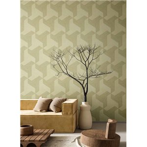 Cristiana Masi|Papel pintado geométrico marrón|Moderno 2