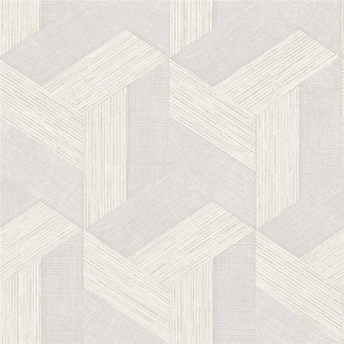 Papel pintado geométrico blanco roto - Cristiana Masi Sintesi 27508