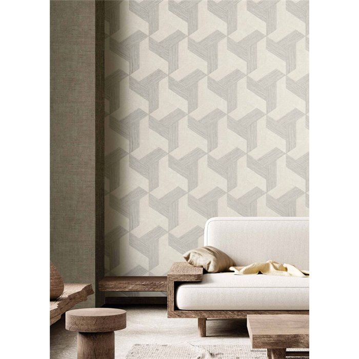 Cristiana Masi|Wallpaper off-white geometric|Wallpaper