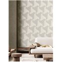 Papel pintado geométrico blanco roto - Cristiana Masi Sintesi 27508