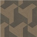 Cristiana Masi|Papel pintado geométrico marrón|Moderno