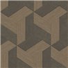 Cristiana Masi|Papel pintado geométrico marrón|Moderno