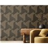 Cristiana Masi|Braune geometrische Tapete|Modern