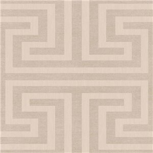 Casadeco|Modern beige and gold wallpaper with geometric shapes|Minimalist