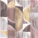 Cristiana Masi|Tapete malerisch Aubergine und Gold|Abstrakt