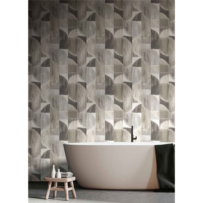 Cristiana Masi|Grey and white abstract Wallpaper|Watercolor
