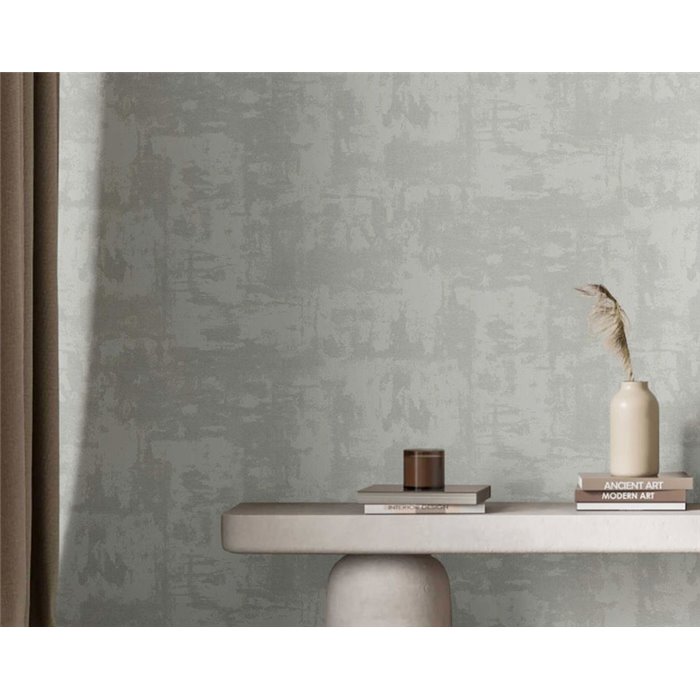 Cristiana Masi|Papier Peint effet usé gris clair|Contemporain