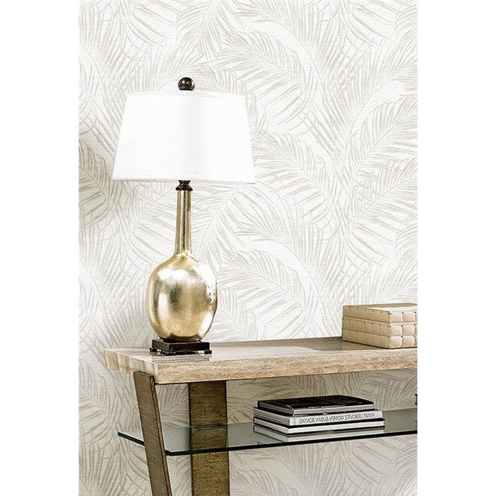 Cristiana Masi|Papel pintado hojas beige|Floral