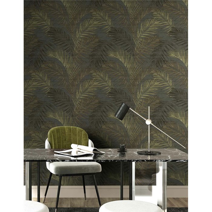 Cristiana Masi|Papier Peint feuilles beige|Floral