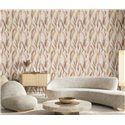 Cristiana Masi|Wallpaper leaves with green and bluish brushstrokes|Floral