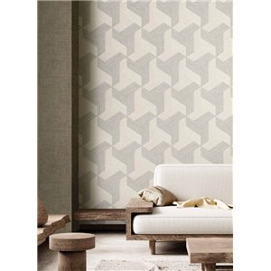 Cristiana Masi|Papel pintado geométrico marrón|Moderno 2