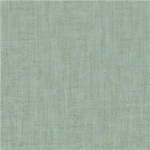 Caselio|Grüne Textiltapete mit Goldakzenten im Metallic-Look|Textilimitation