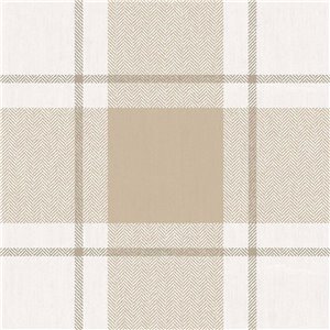Cristiana Masi|Papier Peint carreaux vert olive|Imitation Tissu