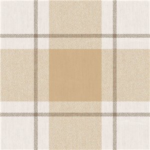 Cristiana Masi|Papier Peint carreaux vert olive|Imitation Tissu