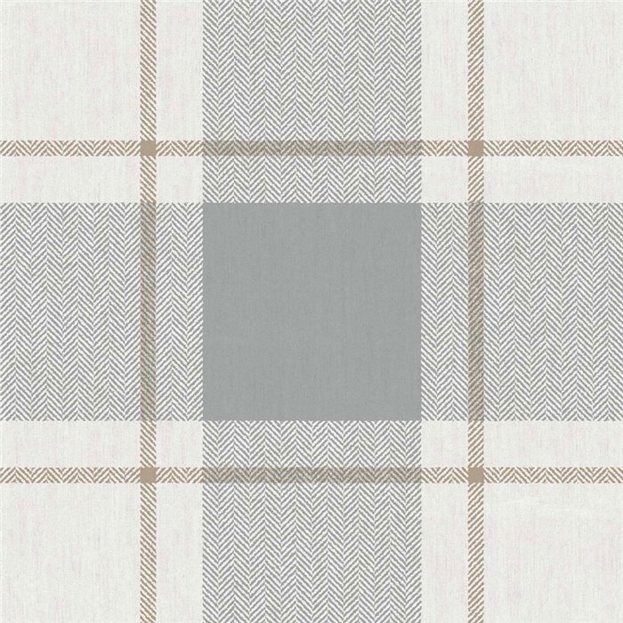 Cristiana Masi|Papel pintado cuadros gris perla|Imitacion Tela