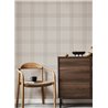 Cristiana Masi|Tapete weiche beige Karos|Kreisen