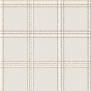 Cristiana Masi|Papier Peint carreaux vert olive|Imitation Tissu