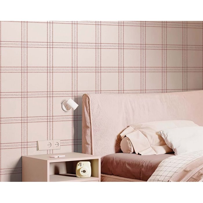Cristiana Masi|Wallpaper dusty pink checkered|Circles