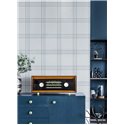 Cristiana Masi|Wallpaper blue-grey checkered|Circles