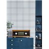 Cristiana Masi|Wallpaper blue-grey checkered|Circles
