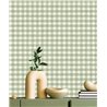 Cristiana Masi|Wallpaper sage green gingham|Circles