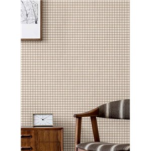 Pip Studio|Romantic wallpaper with large hand-drawn flowers in beige|Rustic 2