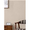 Cristiana Masi|Wallpaper vichy check taupe|Circles