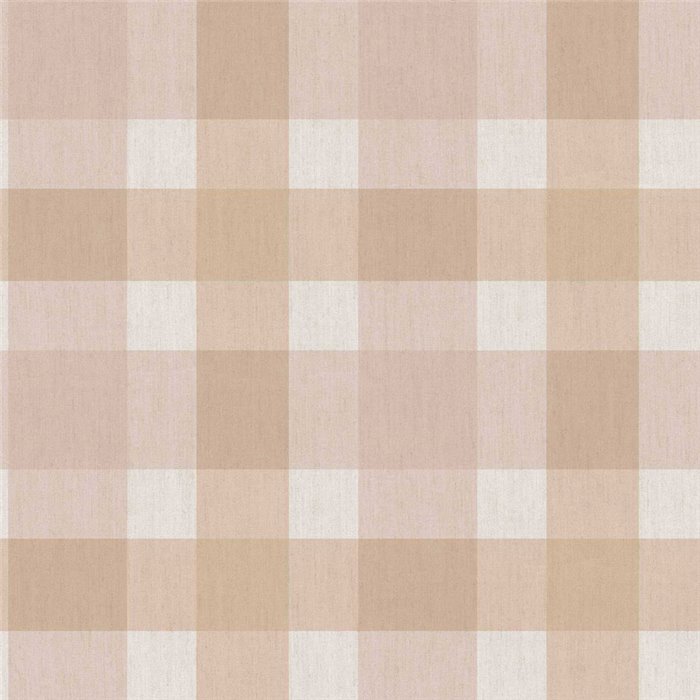 Papel pintado cuadros efecto textil beige claro - Cristiana Masi Top Stripes 38421