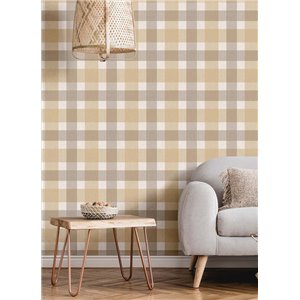 As Creation|Papier Peint losanges style rétro rose, beige|Rétro 2