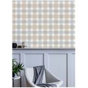 Cristiana Masi|Papel pintado cuadros beige gris efecto textil|Circulos