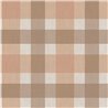Papel pintado cuadros terracota beige textil - Cristiana Masi Top Stripes 38424