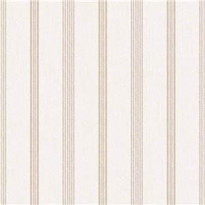 Cristiana Masi|Papier Peint rayures terracotta et beige|Rayures
