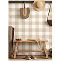 Cristiana Masi|Wallpaper large sandy gingham checks|Circles