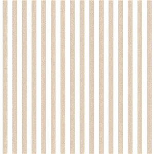 Casadeco|Papier peint rayures marines marron|Rayures