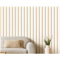 Cristiana Masi|Papel pintado rayas estrechas beige elegante|Rayas