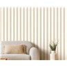 Cristiana Masi|Papel pintado rayas estrechas beige elegante|Rayas