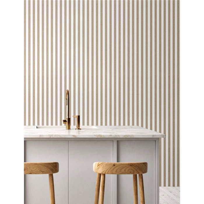 Papel pintado rayas estrechas topo delicado - Cristiana Masi Top Stripes 38437