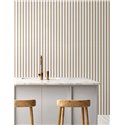 Cristiana Masi|Wallpaper narrow stripes delicate taupe|Stripes