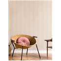 Cristiana Masi|Tapete schmale Streifen Beige Sand|Streifen