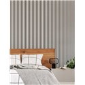 Cristiana Masi|Wallpaper narrow dark gray stripes|Stripes