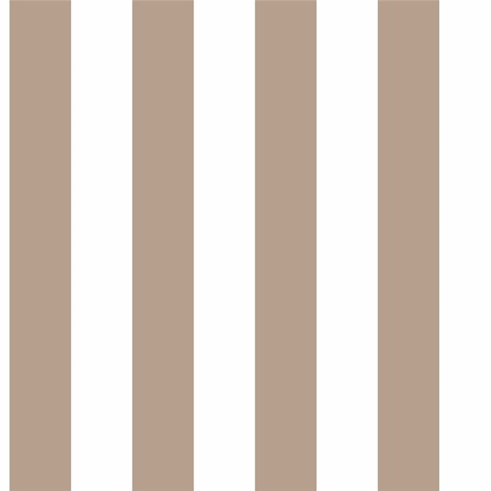 Papel pintado rayas marrones y blancas - Cristiana Masi Top Stripes 38448