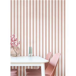 Casadeco|Tapete marine safrangelbe Streifen|Streifen 2